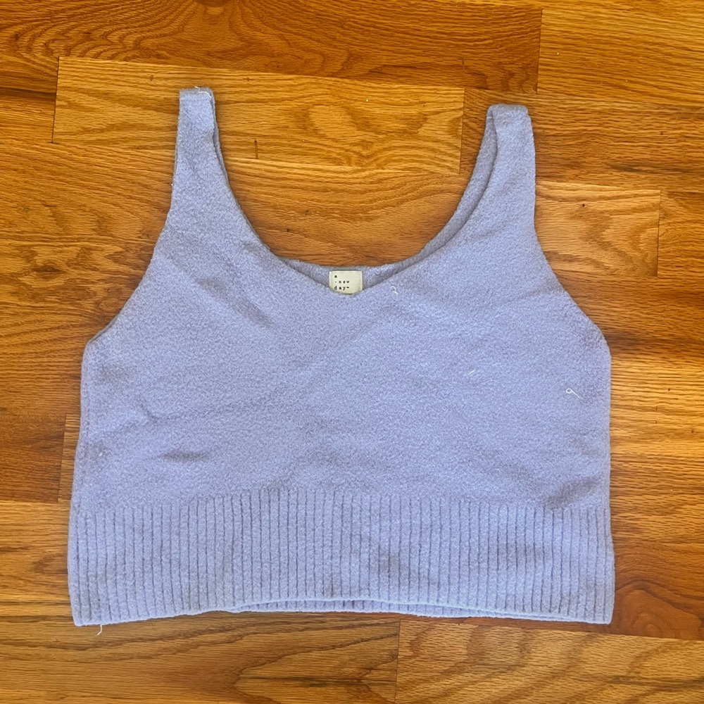 Wild Fable Knit Crop Top and Cardigan Set